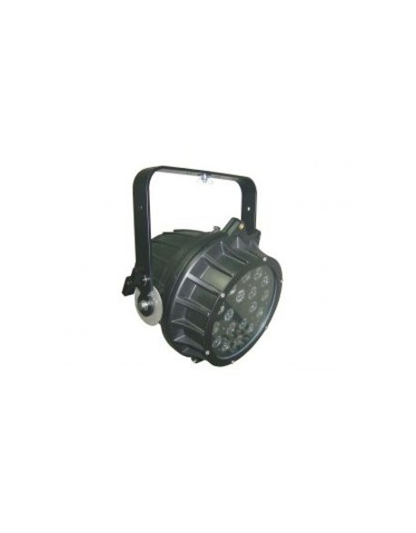 Projecteur LED RGB 18x3W IP65