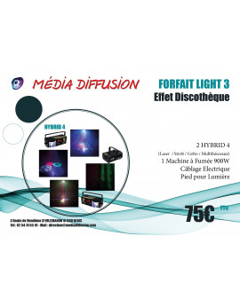 Forfait Light 3 - Effet Discothèque